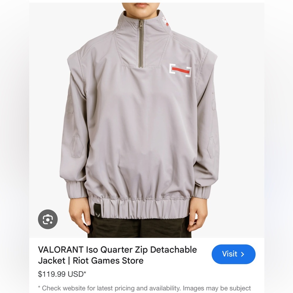 Riot Games valorant jacket size xs never worn